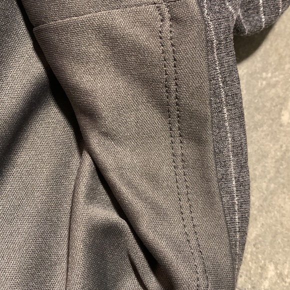 White House Black Market criss cross stripe dress size 10 NWOT - Picture 6 of 8